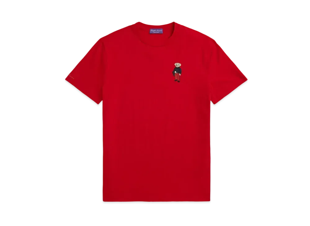 Ralph Lauren Purple Label Lunar New Year Polo Bear Tee "Red"