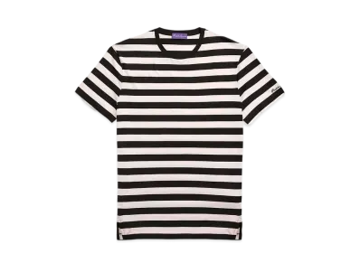 Ralph Lauren Purple Label Striped Lyle Crewneck Tee "Pink"