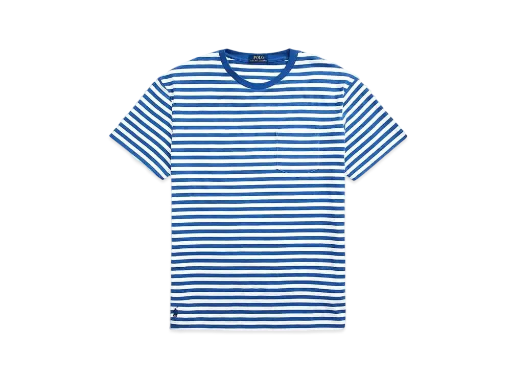 Polo Ralph Lauren Classic Fit Striped Jersey Tee "Blue"