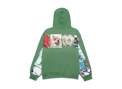 Supreme Spread Zip Up Hooded Sweatshirt "Dusty Green"