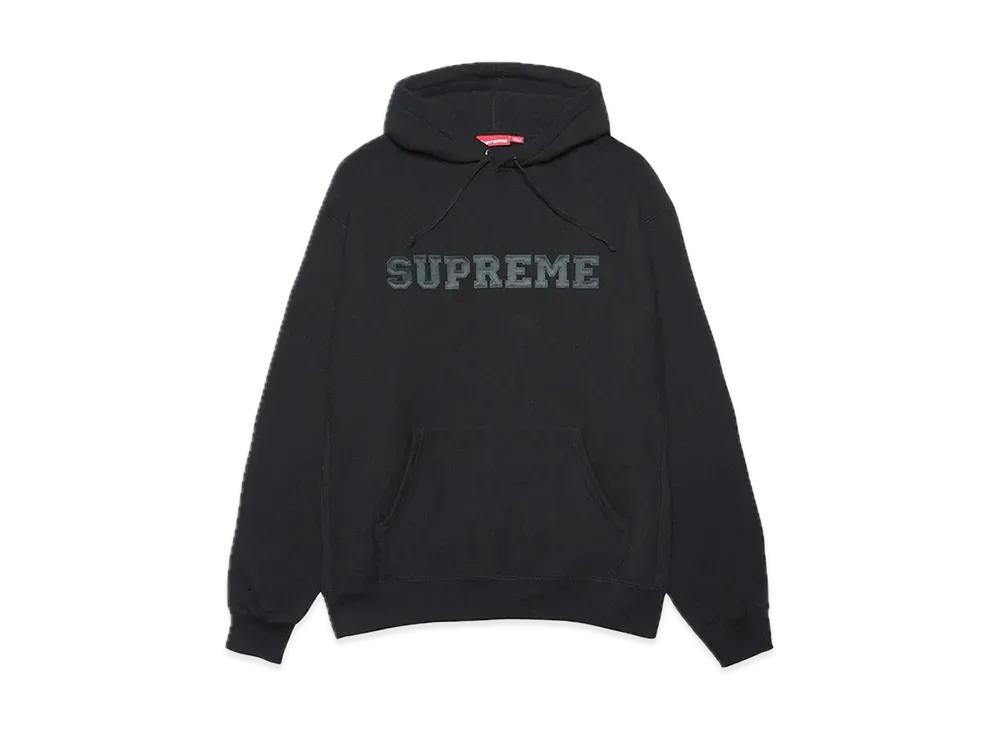 Supreme Collegiate Hooded Sweatshirt "Black"