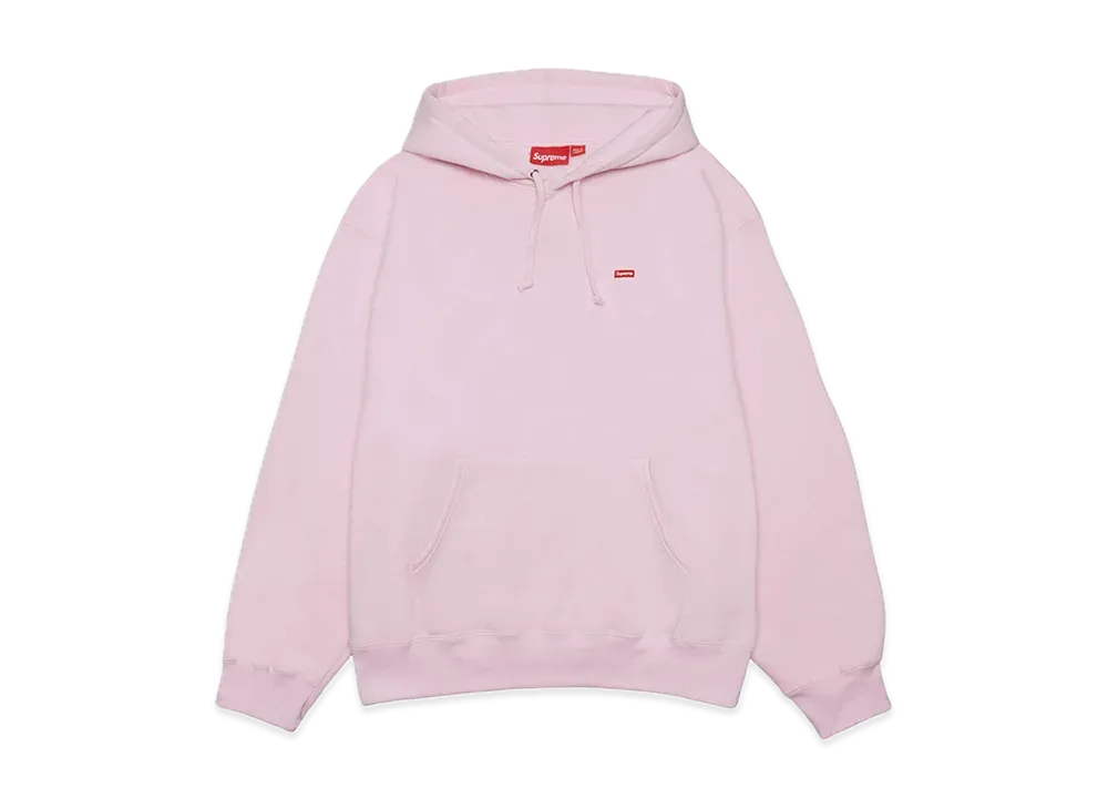 シュプリーム スモール ボックス フーディー スウェットシャツ "ライト ピンク" (24SS)