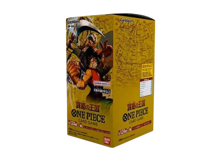 op-04 booster box OP-04Kingdom of Intrigue TCG & CASEFactory Sealed grade material prevents artwork fading and sun One Piece Booster Box OP-4