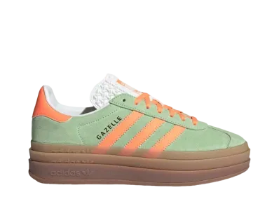 adidas Women's Gazelle Bold "Semi Green Spark/Screaming Orange/Core White"