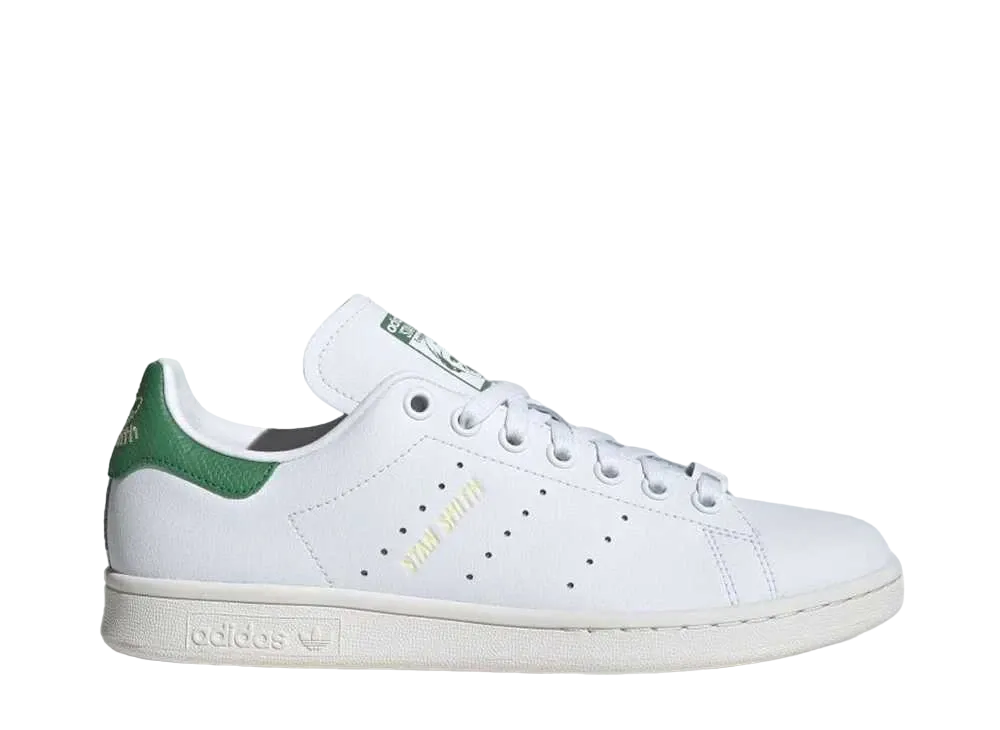 adidas Women's Stan Smith "Footwear White/Pre Loved Green/Almost Yellow"