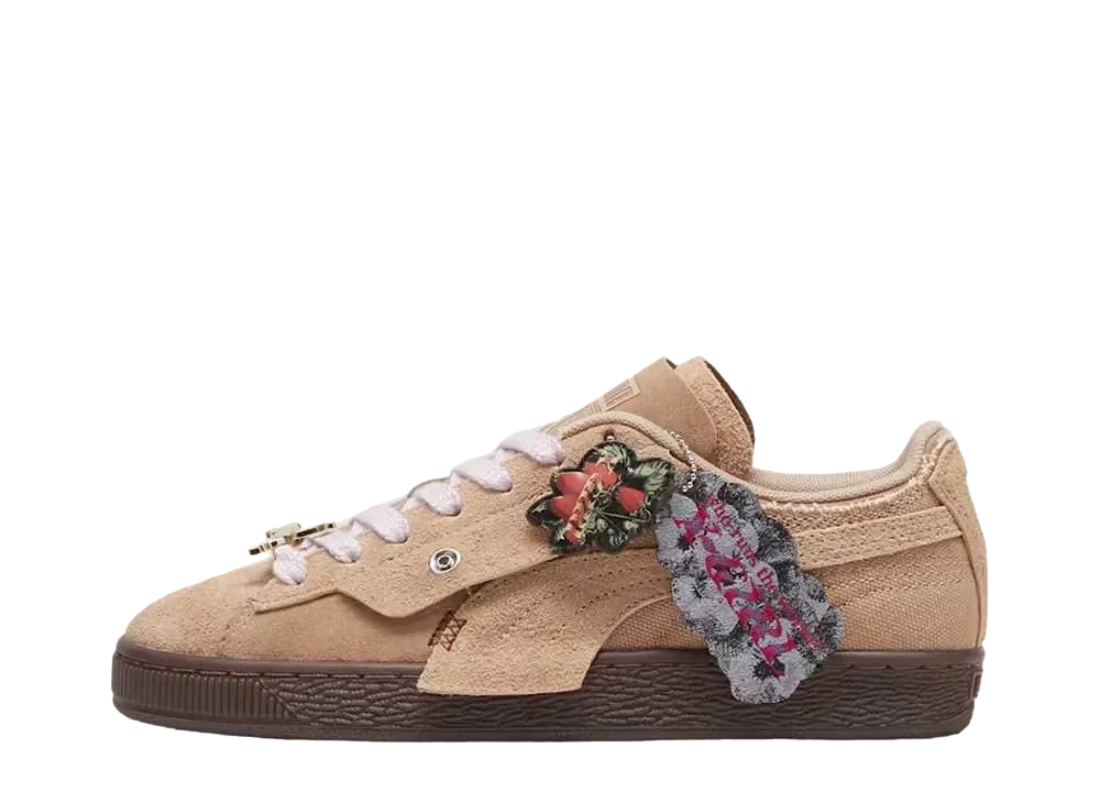 エックスガール × プーマ ウィメンズ スウェード "ダスティタン/トーストアーモンド"