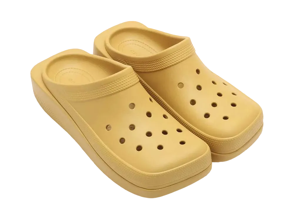 クロックス クラシック ブラント トゥ クロッグ "イエロー"
