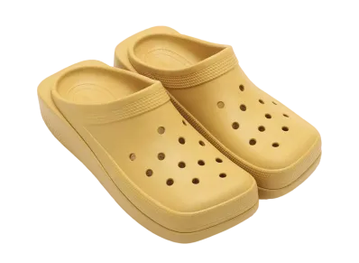 クロックス クラシック ブラント トゥ クロッグ "イエロー"