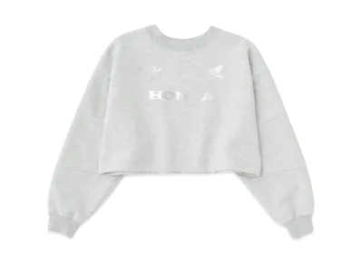 MOUSSY x HONDA Cropped Racing Pullover "Titanium Gray"