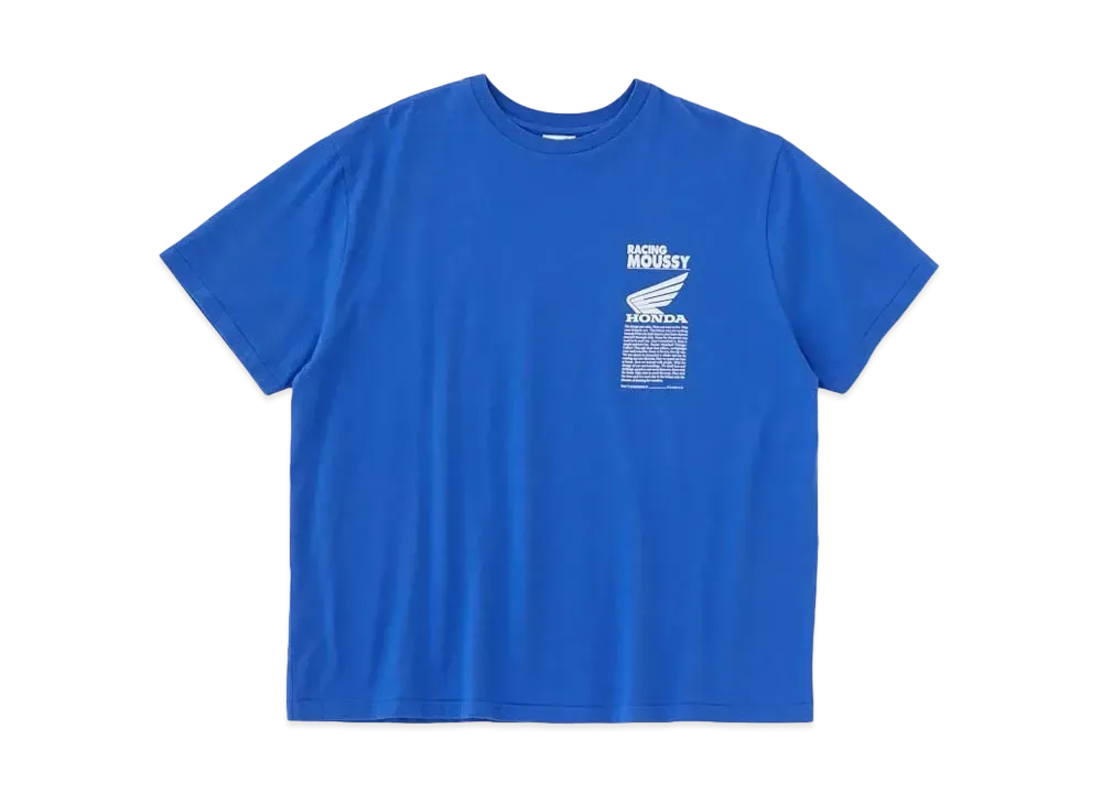 MOUSSY x HONDA Racing T-shirt "Blue"