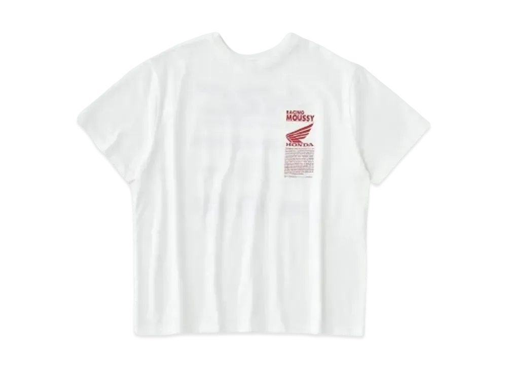 MOUSSY x HONDA Racing T-shirt "White"