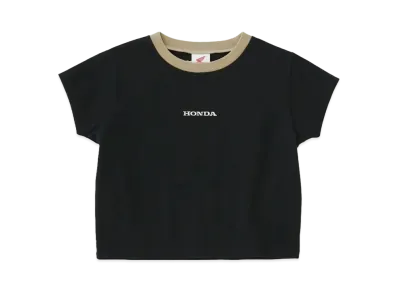 MOUSSY x HONDA Cropped T-shirt "Black"