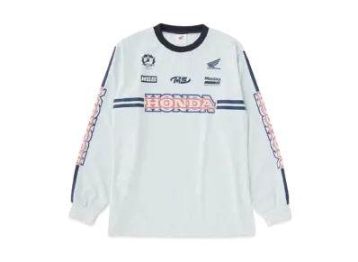 MOUSSY x HONDA Sporty Long Sleeve T-shirt "White"