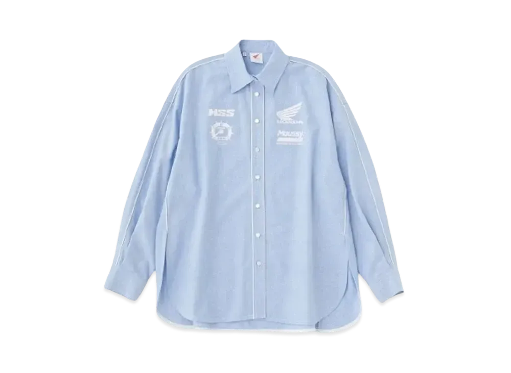 MOUSSY x HONDA Team Shirt "Blue"