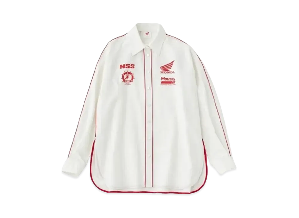 MOUSSY x HONDA Team Shirt "White"