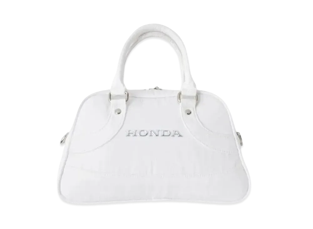 MOUSSY x HONDA Mini Boston Bag "White"
