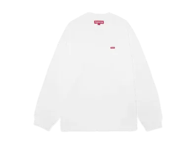 美品◆Supreme スモールボックスロゴホワイト Tシャツ M スニダン購入 Supreme Small Box L/S Tee