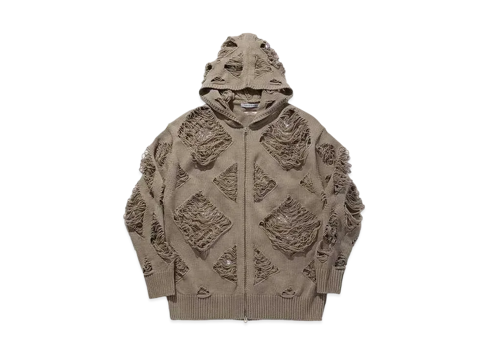 Children of the discordance DESTROY KNITHOODIE "GRAY"