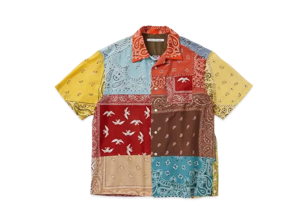 Children of the discordance BANDANA PATCH WORK SS SHIRT "MIX"