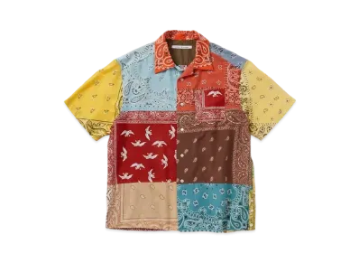 Children of the discordance BANDANA PATCH WORK SS SHIRT "MIX"