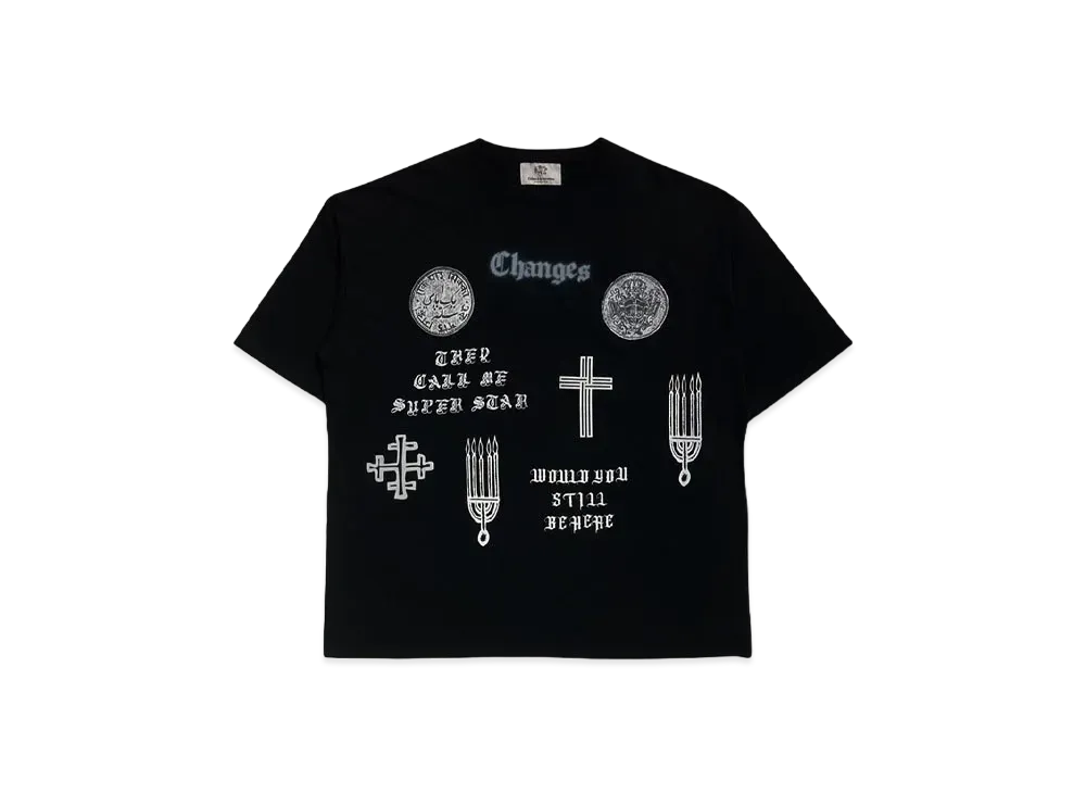 Children of the discordance DOOM PRINT TEE SS "BLACK"
