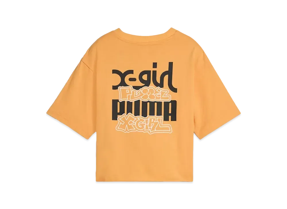 PUMA x X-Girl Graphic Short Sleeve Tee "Clementine"