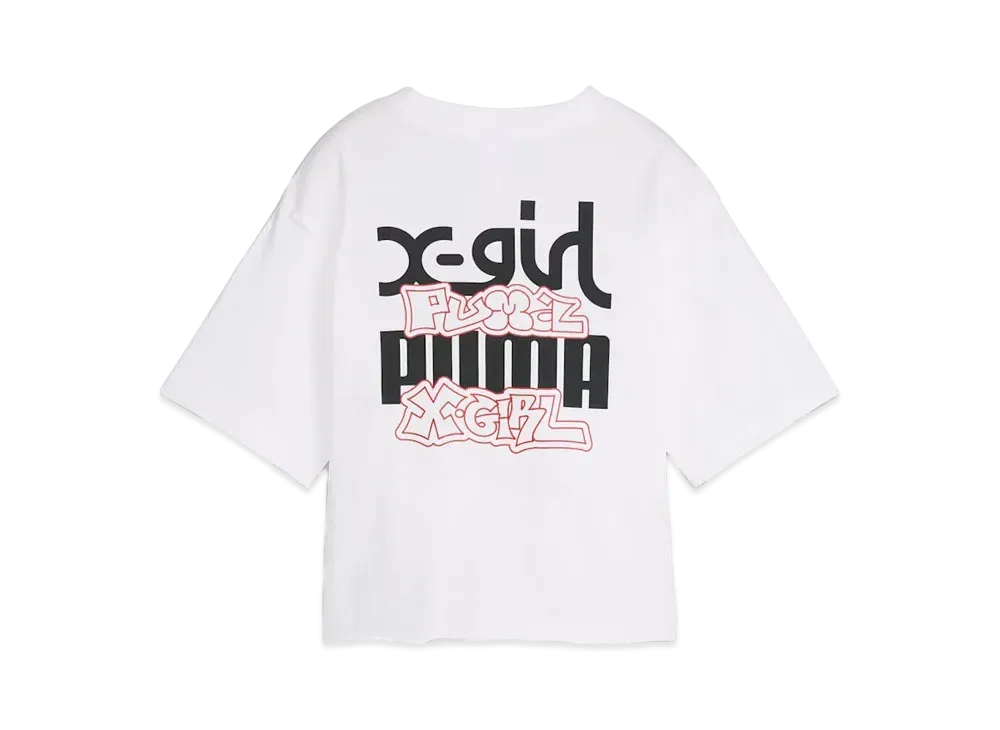 PUMA x X-Girl Graphic Short Sleeve Tee "Puma White"
