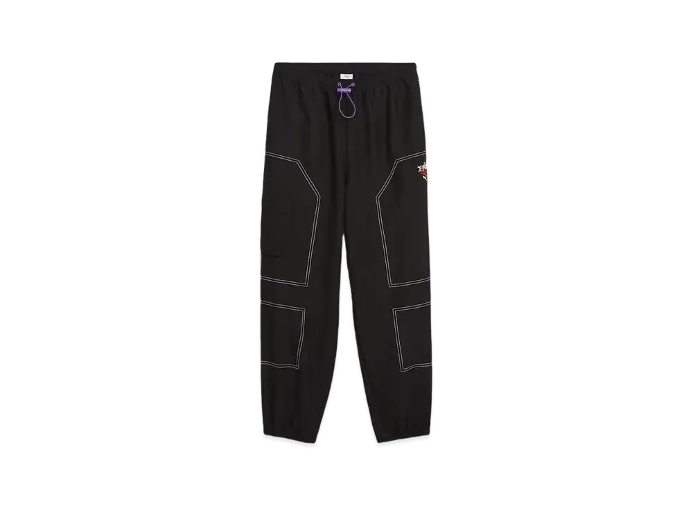 PUMA x X-Girl Woven Cargo Pants "Puma Black"