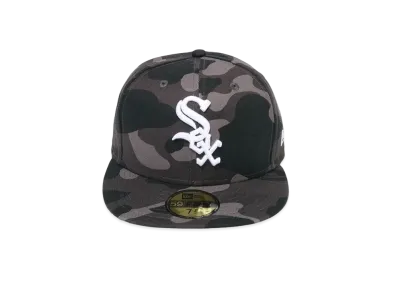 A BATHING APE x MLB x NEW ERA Chicago White Sox 59Fiftiy Cap "Black"