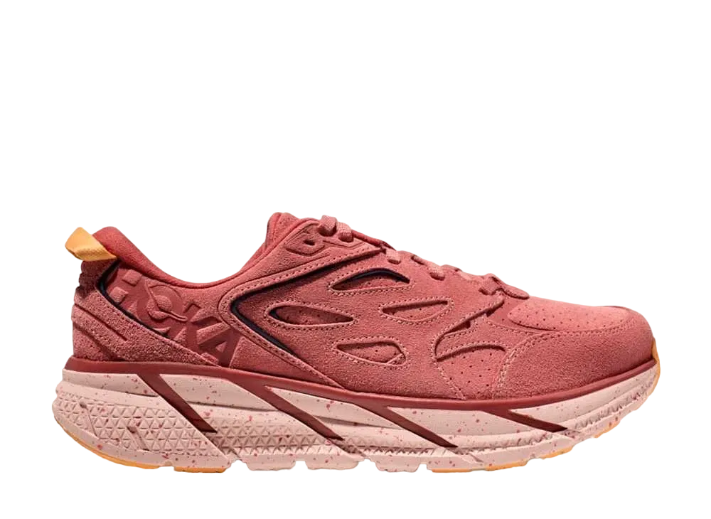 ホカ クリフトンL スウェード "アースンウェア/ホットソース"