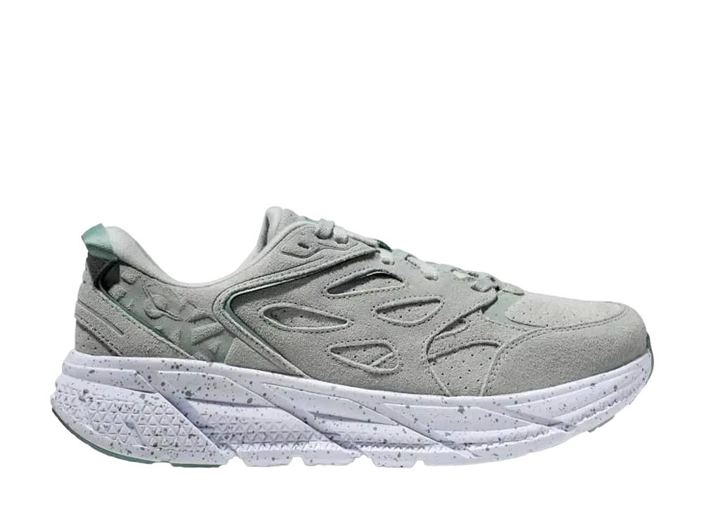 Hoka Clifton L Suede "Mercury/Agave"