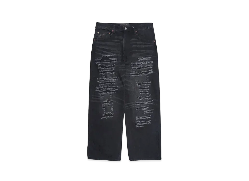 F-LAGSTUF-F BORO BAGGIE DENIM PANTS "BLACK"