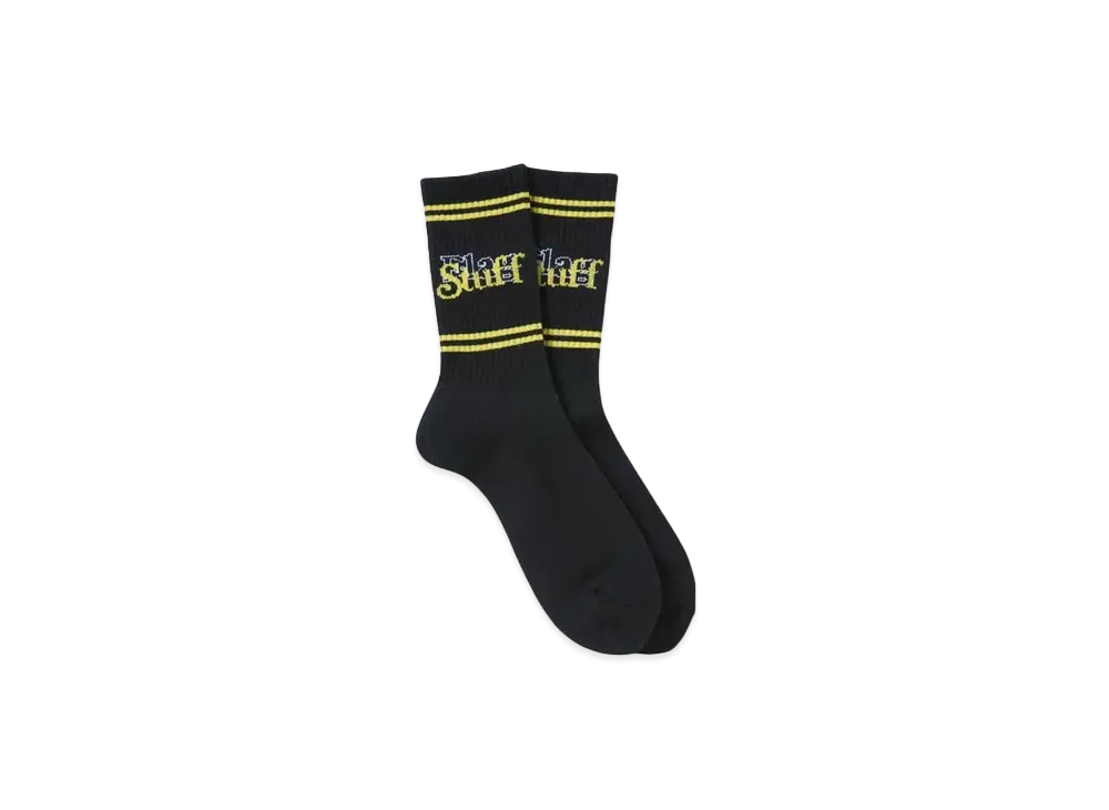 F-LAGSTUF-F COVER LOGO SOX "BLACK"