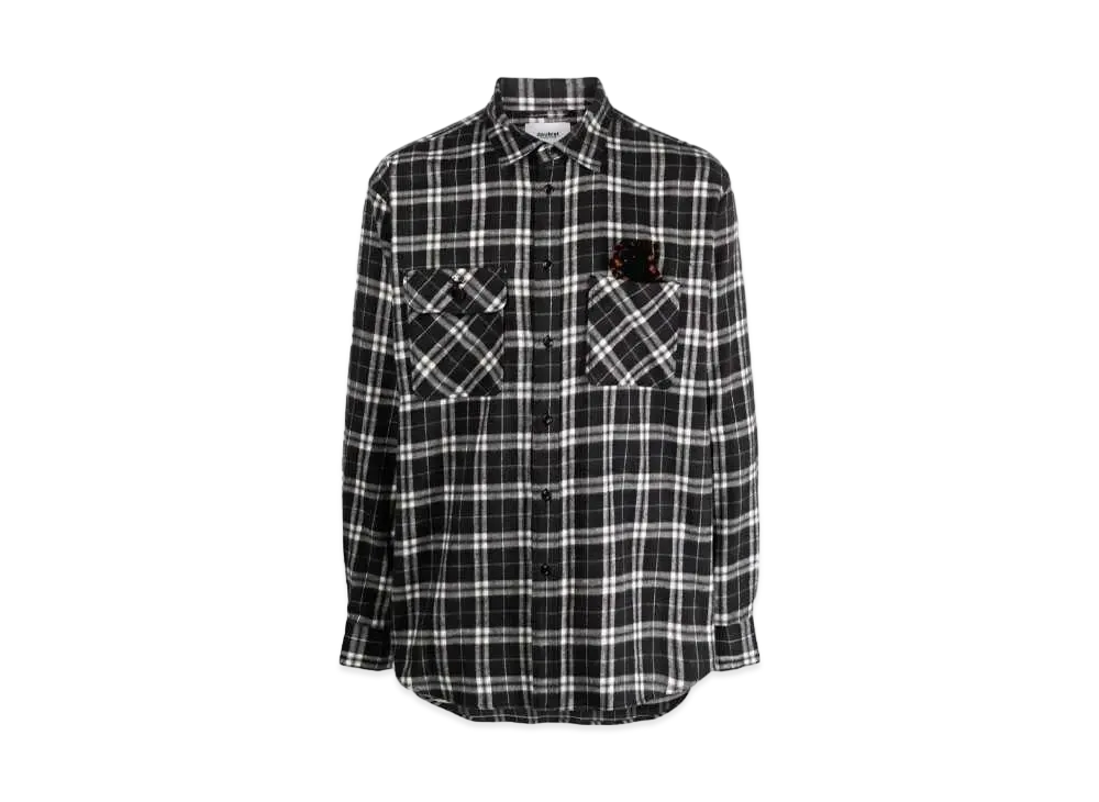 doublet Check Shirt "Black"
