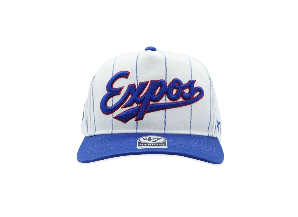 ’47 EXPOS DOUBLE HEADER PINSTRIPE HITCH "WHITExROYAL"