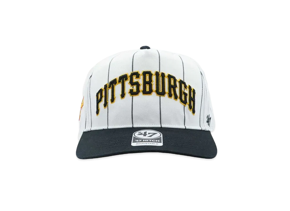 ’47 PIRATES DOUBLE HEADER PINSTRIPE HITCH "WHITExBLACK"