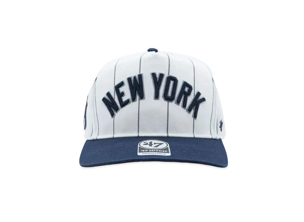 ’47 YANKEES DOUBLE HEADER PINSTRIPE HITCH "WHITExNAVY"