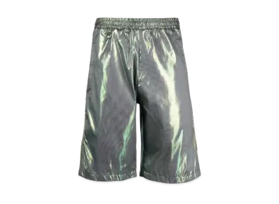 doublet Hologram Lame Bermuda Shorts "Ash Gray"