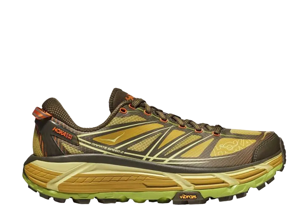 Hoka Mafate Speed 2 "Dark Olive/Golden Ihen"