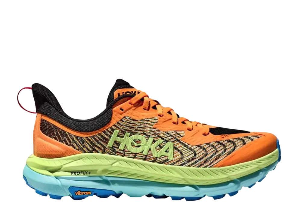 Hoka Mafate Speed 4 "Solar Flame/Lettuce"