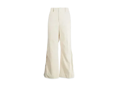 doublet Velveteen Chaos Wide Pants "Ivory White"