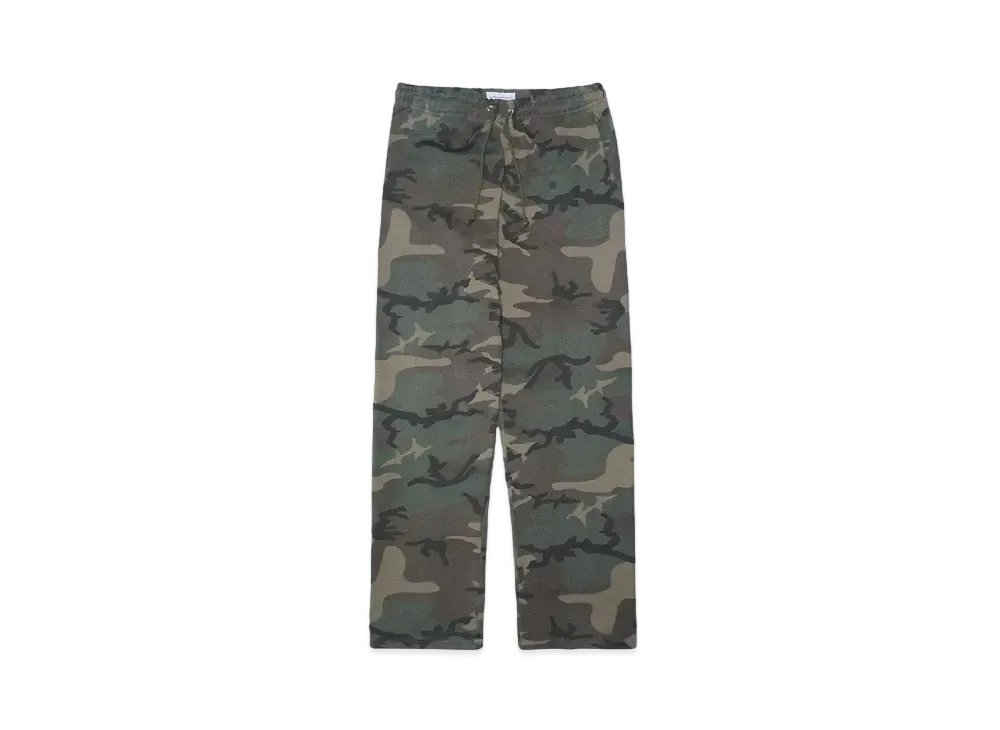 F.M.C.D. CAMOUFLAGE SWEAT PANT | VINTAGE WASH "WOODLAND CAMO"