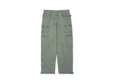 F.M.C.D. PARACHUETE TROUSERS | HEAVY VINTAGE WASH "OLIVE DRAB"