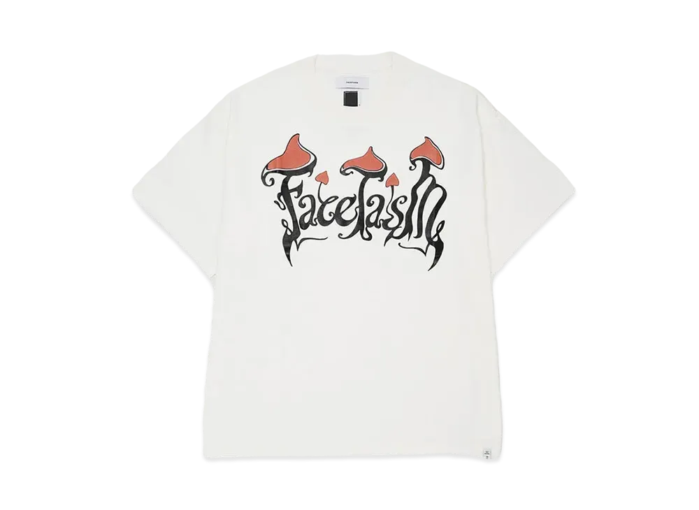 FACETASM MUSHROOM TEE "WHITE"