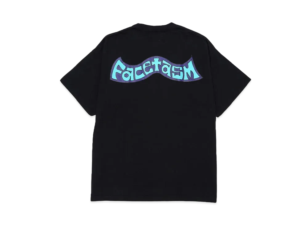 FACETASM 90s GRAPHIC BIG TEE "BLACK"