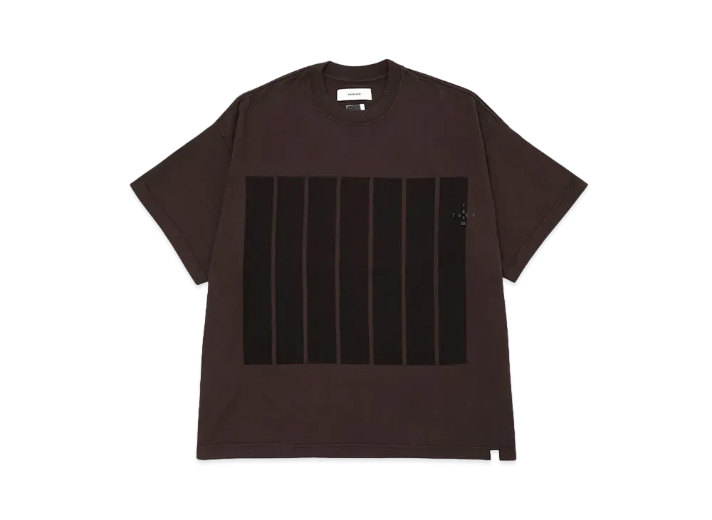 FACETASM 7 BARS TEE "BROWN"