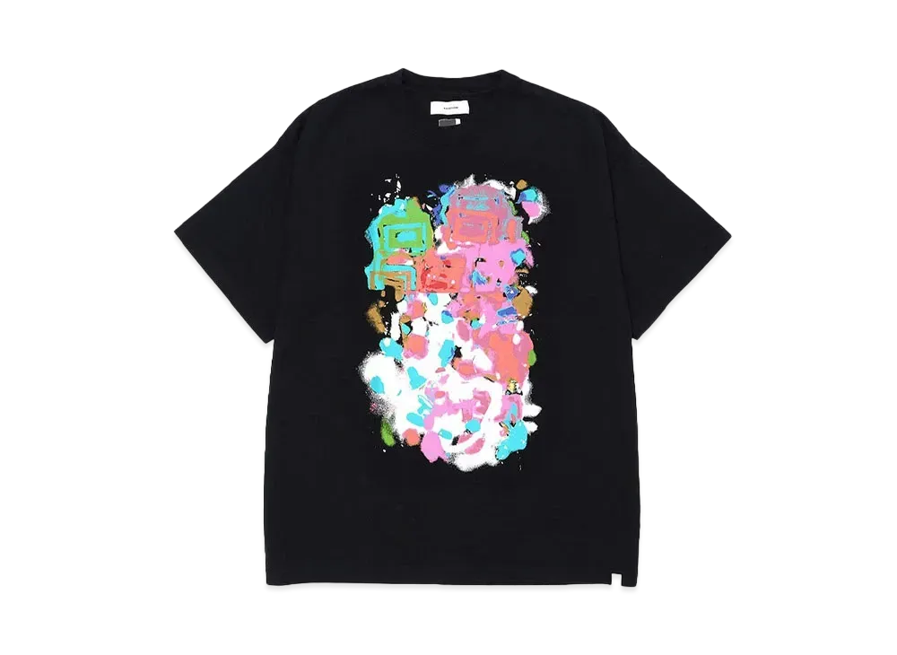 FACETASM SPRAYPAINT BIG TEE "BLACK"
