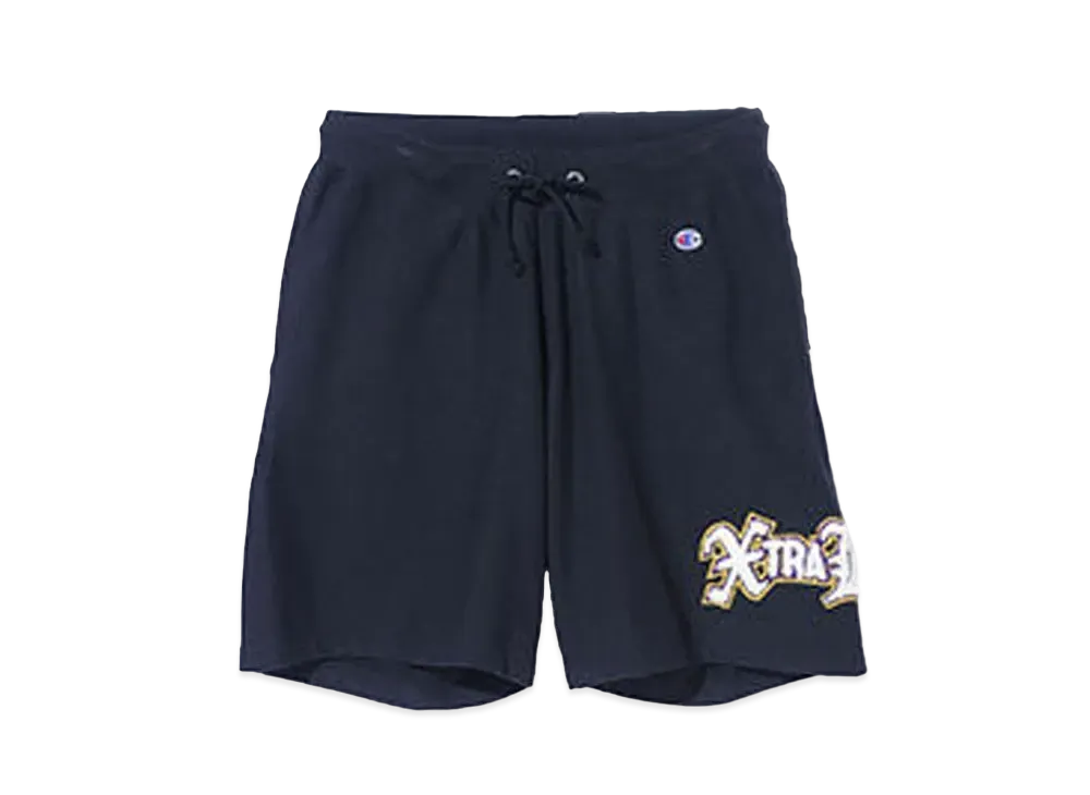 XLARGE x Champion Reversible Weave Sweat Shorts "Black"
