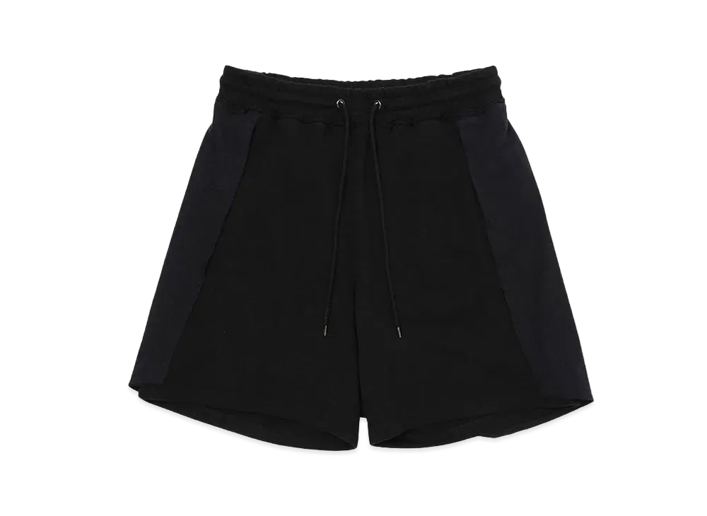 FACETASM 7 BARS SWEAT SHORTS "BLACK"