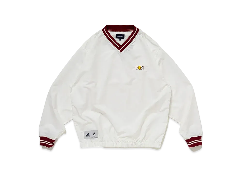 DESCENDANT Gourd Nylon Smock "White"